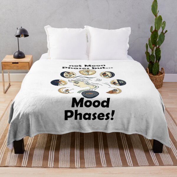 Item preview, Funny Mood Phases Not Moon Phases designed and sold by Nisha Prabhu.