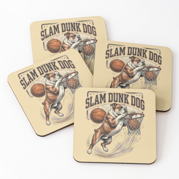 Item preview, Slam Dunk Dog Funny Basketball Dog designed and sold by bluel_evin.