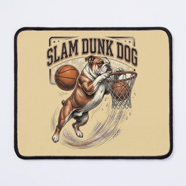 Item preview, Slam Dunk Dog Funny Basketball Dog designed and sold by FurRealStudioCo.
