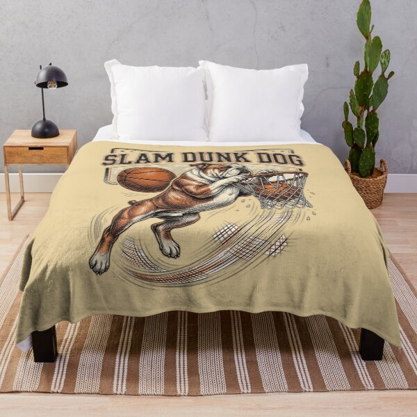Item preview, Slam Dunk Dog Funny Basketball Dog designed and sold by bluel_evin.