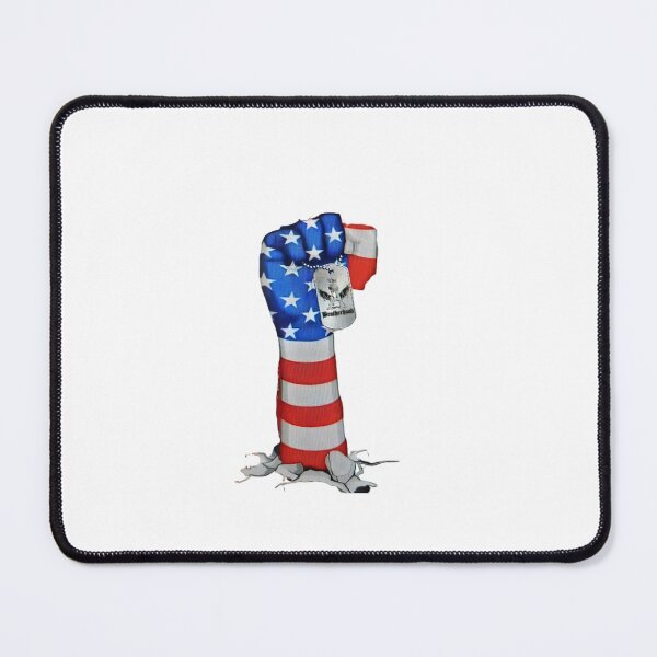 Item preview, American Flag Raised Fist Veteran designed and sold by calicito.