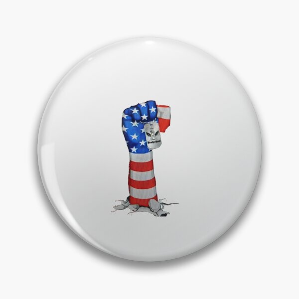 Item preview, American Flag Raised Fist Veteran designed and sold by calicito.