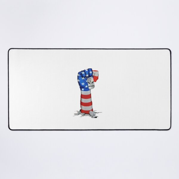 Item preview, American Flag Raised Fist Veteran designed and sold by calicito.