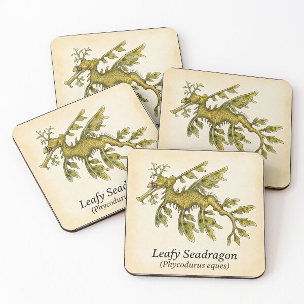 Item preview, Leafy Seadragon Vintage Naturalist Illustration Art designed and sold by KenworksDigital.