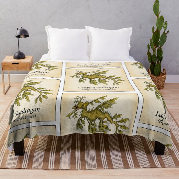 Item preview, Leafy Seadragon Vintage Naturalist Illustration Art designed and sold by KenworksDigital.