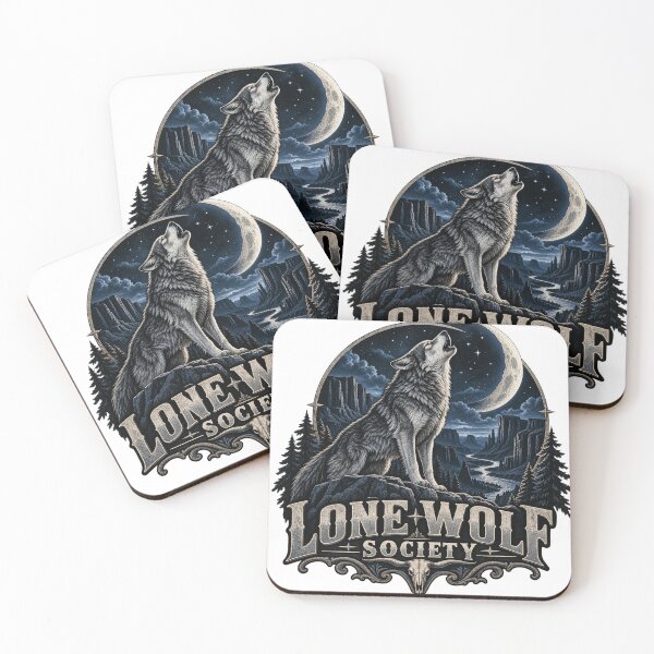Item preview, Lunar Lone Wolf designed and sold by CleanLine Studio.