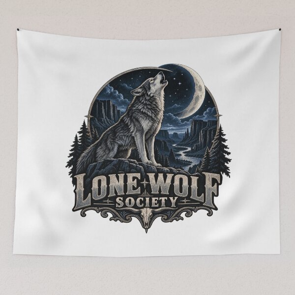 Item preview, Lunar Lone Wolf designed and sold by CleanLine Studio.