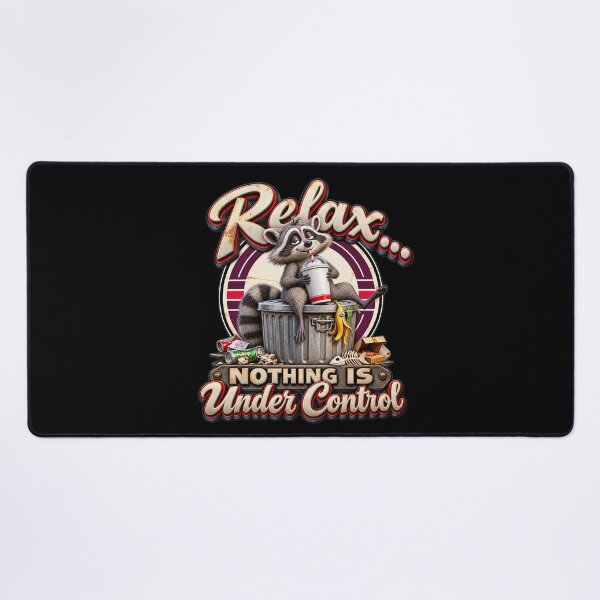 Item preview, Relax Nothing Is Under Control Funny Raccoon Humor designed and sold by Wilcox PhotoArt.