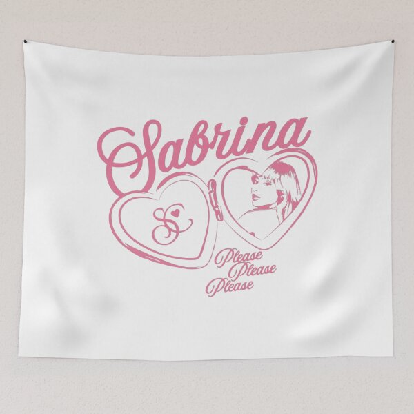 Item preview, Sabrina Carpenter Please Please Please Heart Locket designed and sold by WallHelloStore.