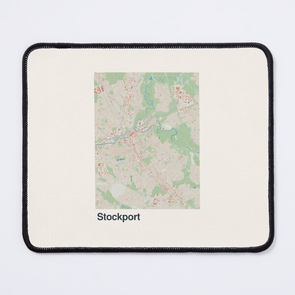Item preview, Stockport Minimalistic Map Art designed and sold by MapsNerd.