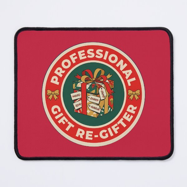 Item preview, Professional Gift Regifter Sarcastic Christmas Badge designed and sold by DripCultureLab.