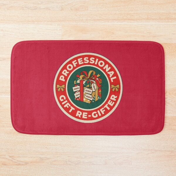 Item preview, Professional Gift Regifter Sarcastic Christmas Badge designed and sold by DripCultureLab.