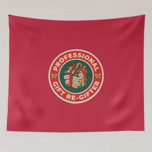 Item preview, Professional Gift Regifter Sarcastic Christmas Badge designed and sold by DripCultureLab.