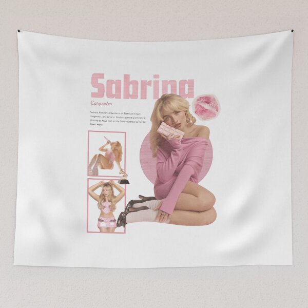 Item preview, Sabrina Carpenter A Pink Pop Dream designed and sold by WallHelloStore.