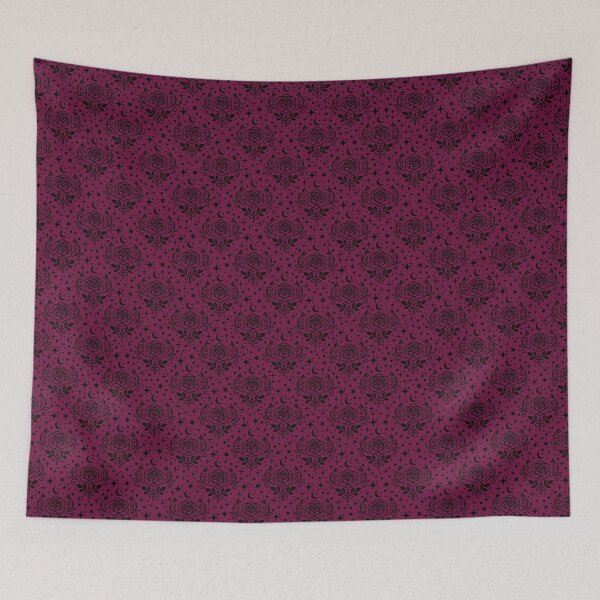 Item preview, Roses, Stars & Dots on Dark Pink designed and sold by KSimpson838.
