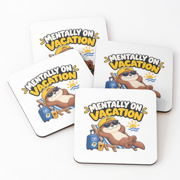 Item preview, Mentally on Vacation designed and sold by Oddly-Us.