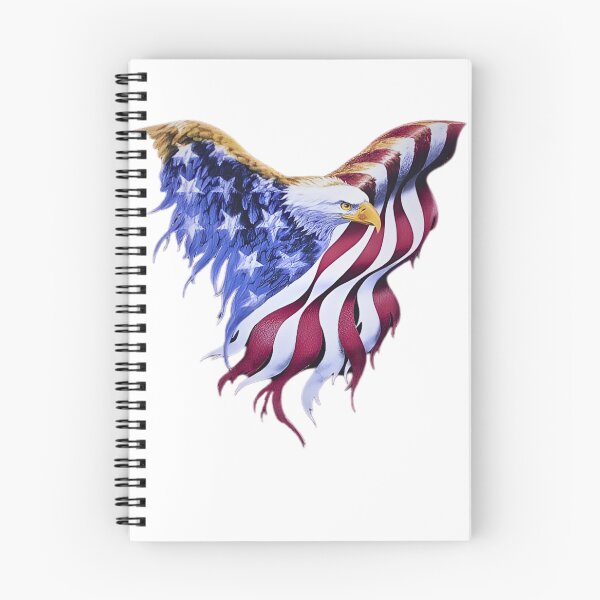 Item preview, American Flag Waving Eagle Wings designed and sold by calicito.