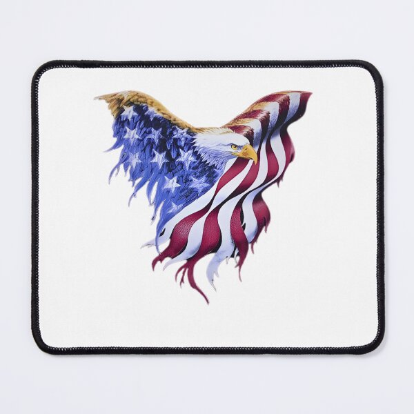 Item preview, American Flag Waving Eagle Wings designed and sold by calicito.