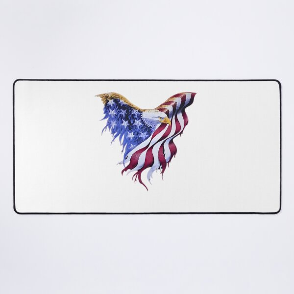 Item preview, American Flag Waving Eagle Wings designed and sold by calicito.