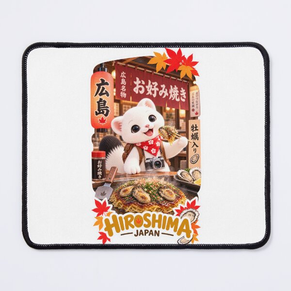 Item preview, Hiroshima Oyster Okonomiyaki with Mofu – Japanese Food Travel Sticker designed and sold by aoisora-kiki55.