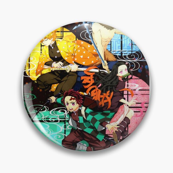 Item preview, Demon Slayer Inspired Anime Artwork Featuring Dynamic Characters and Intense Action designed and sold by Korkonne.
