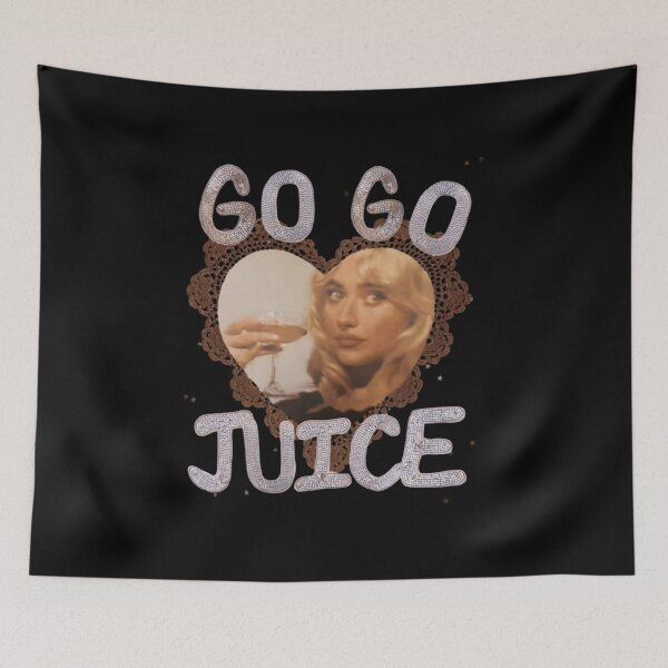 Item preview, Sabrina Carpenter Go Go Juice Heart Vintage designed and sold by WallHelloStore.