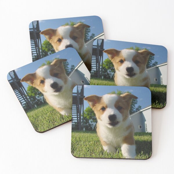Item preview, Cute Welsh Corgi Puppy Outdoors Portrait designed and sold by VanGaldo.