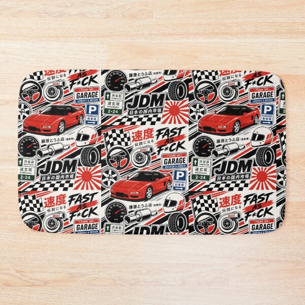 Item preview, Retro Japanese NSX Racing Garage Art designed and sold by Arslyarts.