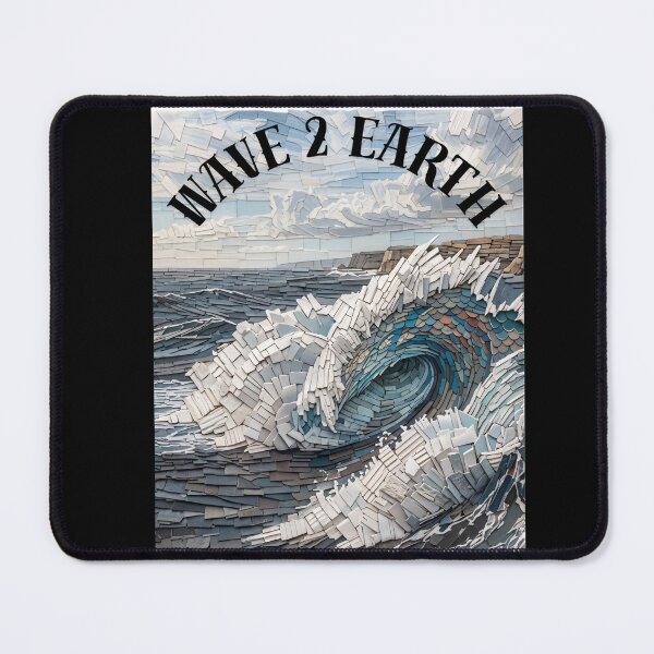 Item preview, WAVE TO EARTH — Minimalist Indie Rock Music Aesthetic Design designed and sold by JeraiffsonCorner .