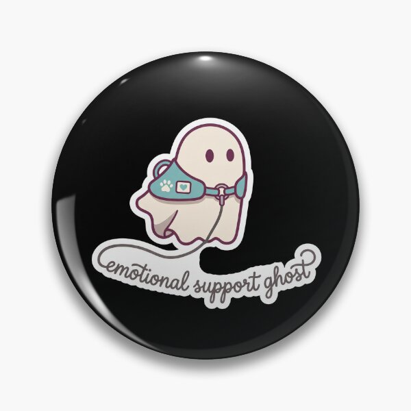 Item preview, Emotional Support Ghost — Cute Service Vest Art designed and sold by TheCalmEdit.