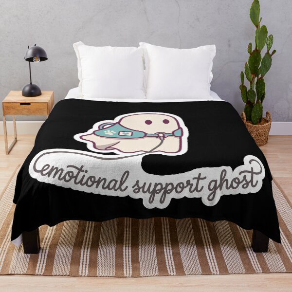 Item preview, Emotional Support Ghost — Cute Service Vest Art designed and sold by TheCalmEdit.