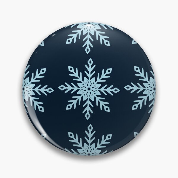 Item preview, Dark Navy Blue Background Winter Snowflakes Seamless Pattern designed and sold by ​Jyoti Digital Artist.
