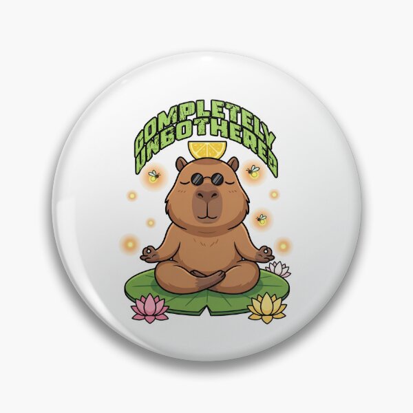 Item preview, Zen Yoga Capybara Meditating Funny Cute Animal designed and sold by Créative touche .