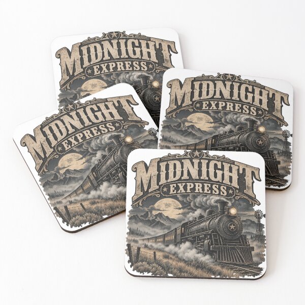 Item preview, Nighttime Ghost Train designed and sold by CleanLine Studio.