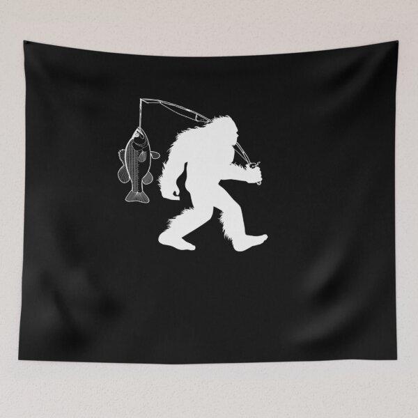 Item preview, Fishing Bigfoot Funny Fisherman Sasquatch designed and sold by WilfRedokry-21.