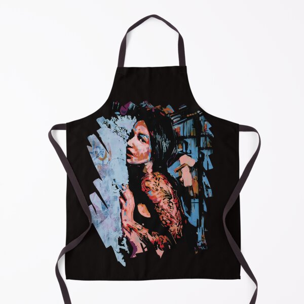 Item preview, Handmade Acrylic Tattooed Girl Portrait - Urban Muse designed and sold by supernikol.