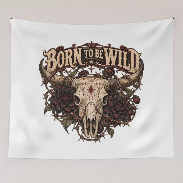 Item preview, Skull and Barbed Wire designed and sold by CleanLine Studio.