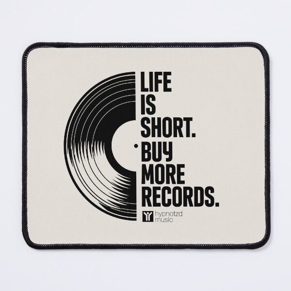 Item preview, Life Is Short Buy More Records | Vinyl Record Lover Design designed and sold by paulo silveira.