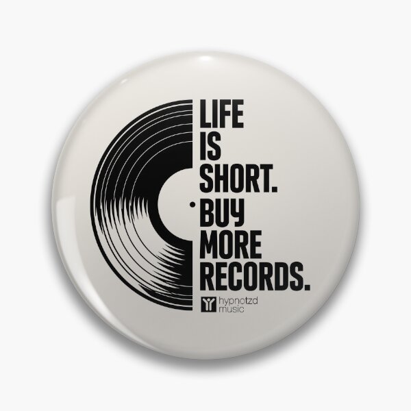 Item preview, Life Is Short Buy More Records | Vinyl Record Lover Design designed and sold by paulo silveira.