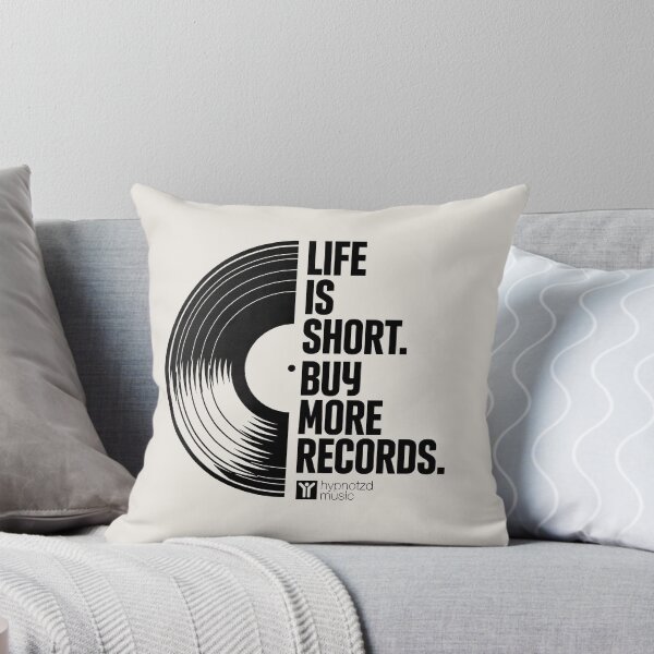 Item preview, Life Is Short Buy More Records | Vinyl Record Lover Design designed and sold by paulo silveira.
