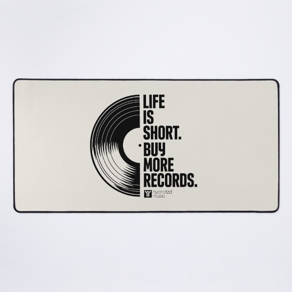 Item preview, Life Is Short Buy More Records | Vinyl Record Lover Design designed and sold by paulo silveira.