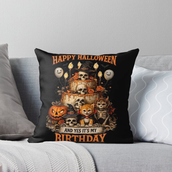 Item preview, Happy Halloween And Yes Its My Birthday Spooky Season Cake designed and sold by MatrixRig.