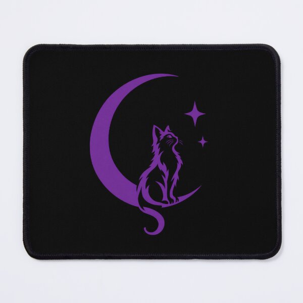 Item preview, Crescent Moon Cat designed and sold by MoonlitNeko.