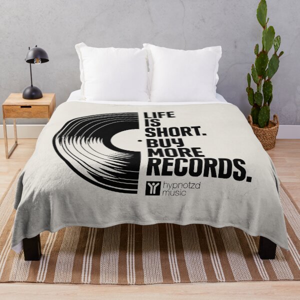 Item preview, Life Is Short Buy More Records | Vinyl Record Lover Design designed and sold by paulo silveira.