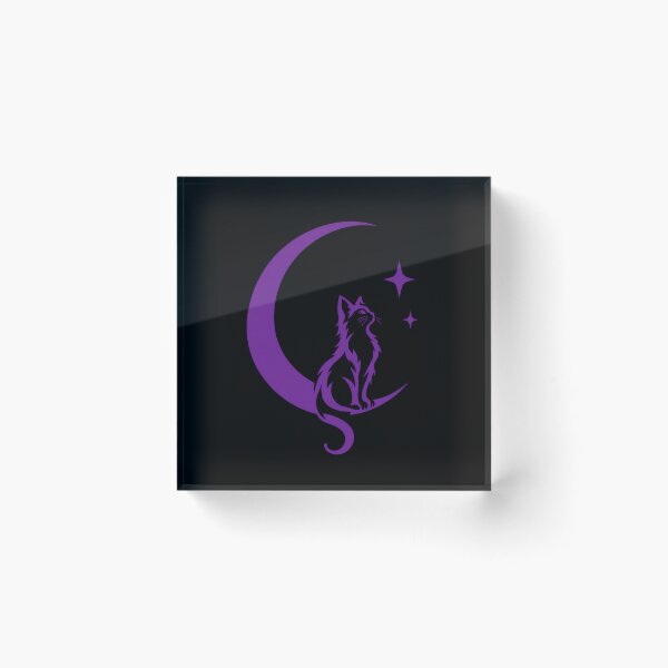 Item preview, Crescent Moon Cat designed and sold by MoonlitNeko.