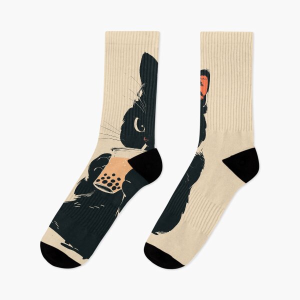 Item preview, Sweet Boba Tea Black Cat Japanese Retro designed and sold by mustbewhy.