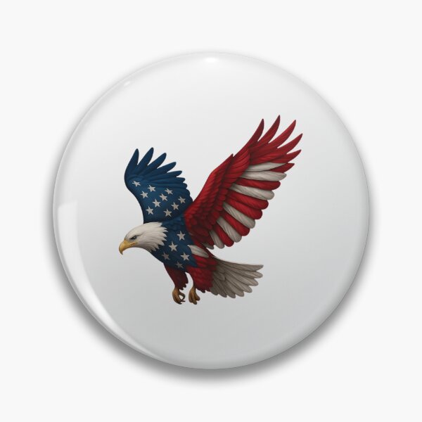 Item preview, Majestic Flying American Flag Eagle designed and sold by calicito.