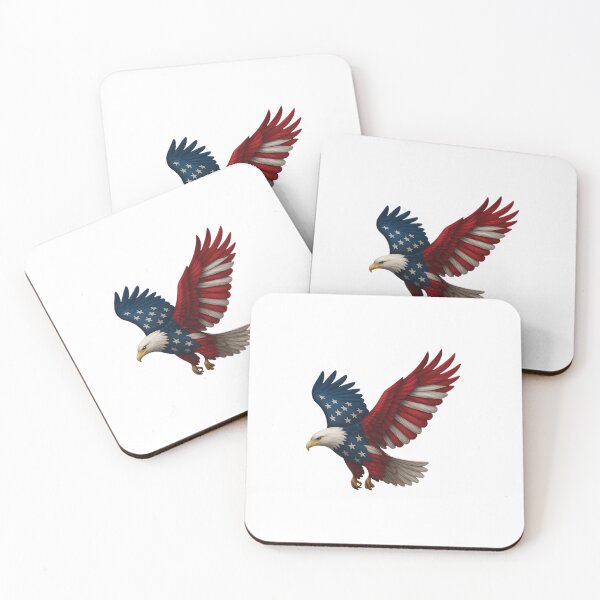 Item preview, Majestic Flying American Flag Eagle designed and sold by calicito.
