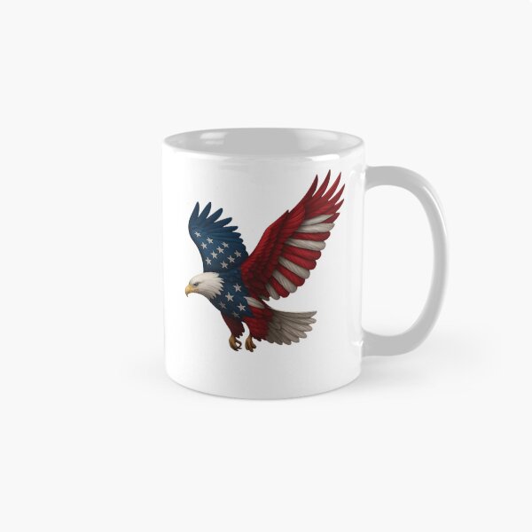 Item preview, Majestic Flying American Flag Eagle designed and sold by calicito.