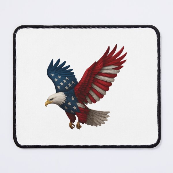 Item preview, Majestic Flying American Flag Eagle designed and sold by calicito.